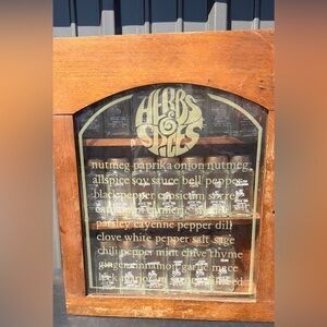 Herb & Spices Rack with 20 spice jars